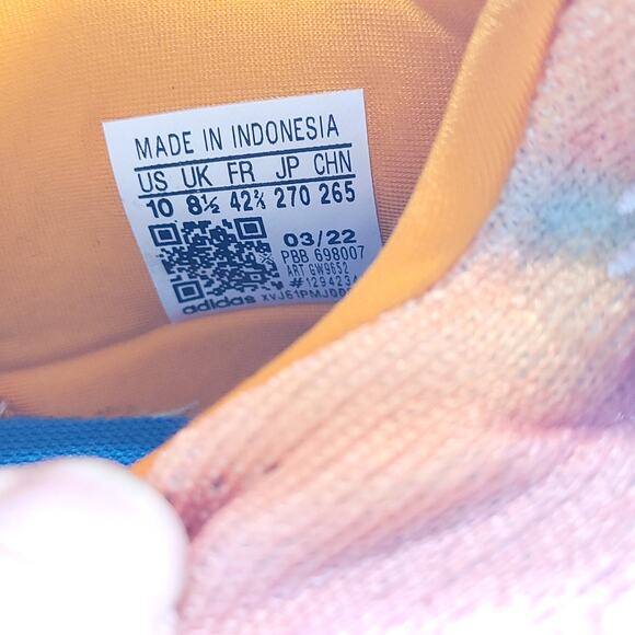 Adidas Originals Swift Run 22 W Orange Rush Blue GW9652 Women's Size 10 - Picture 9 of 9